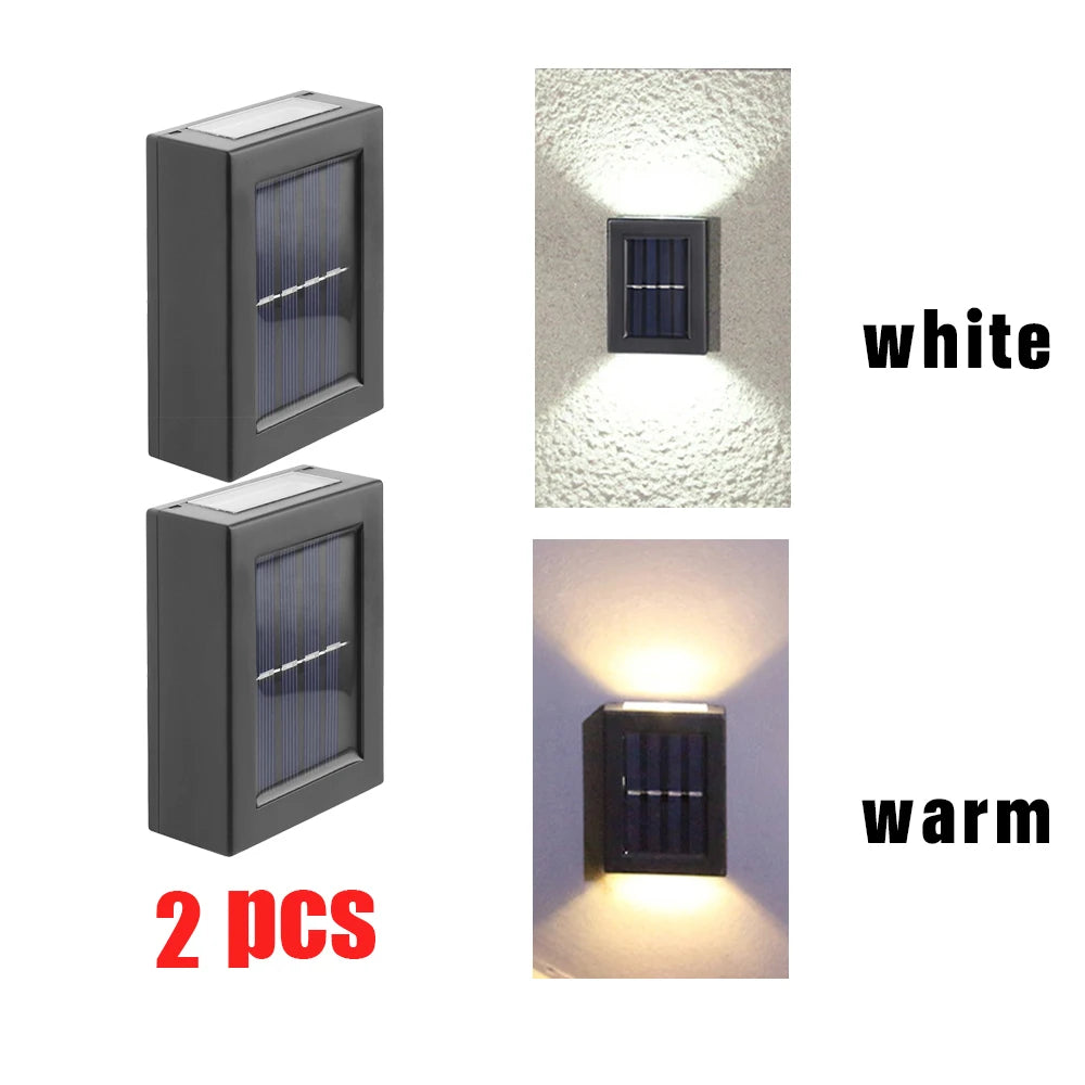 1/2/4 Pcs Smart Solar LED Outdoor Light Waterproof Garden Decor Lamps for Balcony Yard Street Wall Light Outdoor Solar Lamp